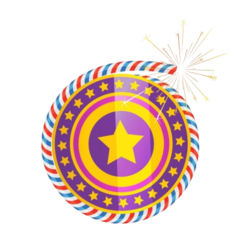 Decorative chakra firework